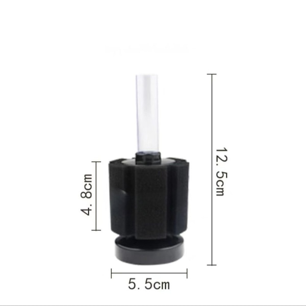 Luftdrevet svampfilter Fish Tank Luftpumpe Skimmer 04 04 04