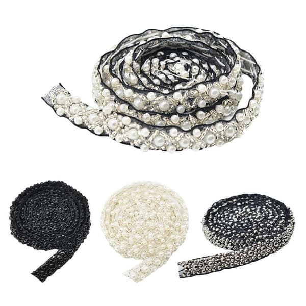 1 Yard Perle Braid Blondebånd Blondekant D D D