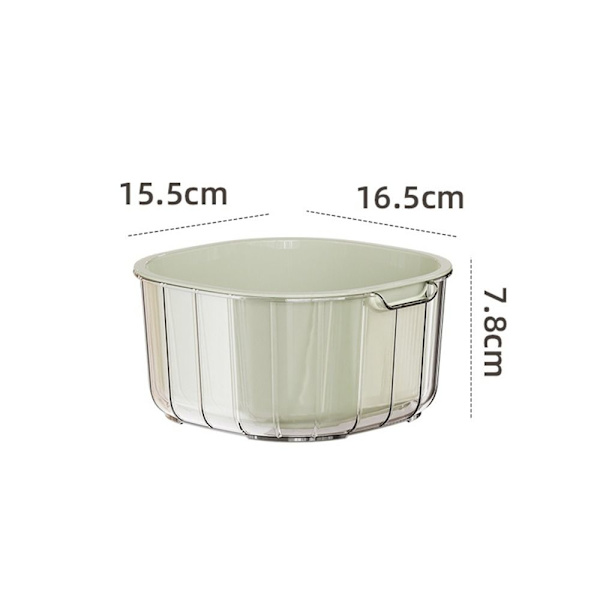 Tømmekurv Grønnsaksvask GRØNN 1,2L 1,2L green 1.2L-1.2L