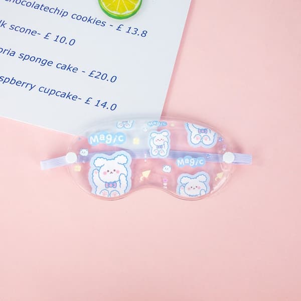 Isøye Maske Bind for Øynene SITRONTRYKK SITRONTRYKK lemon print
