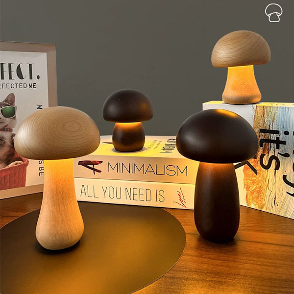 Puiset Mushroom Night Light -huoneen yövalot 2 2 2