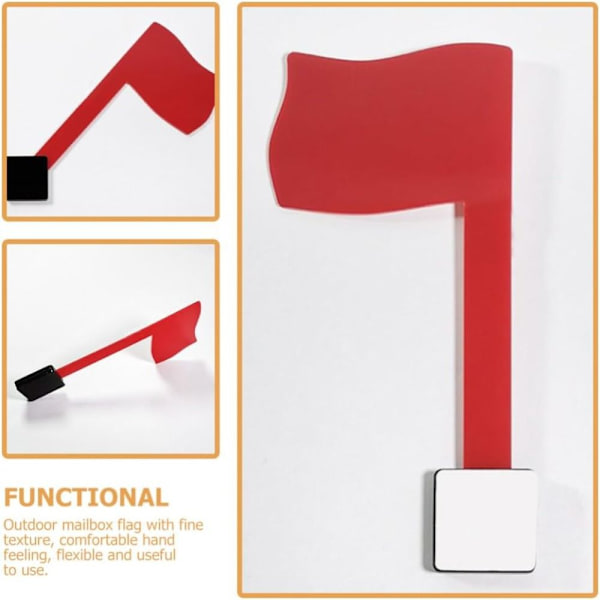 E-postflagga Roterande röd flagga 2st 2Pcs