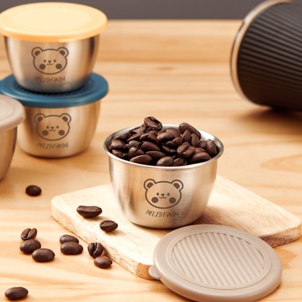 Krydderiæske Sauce Cup BEIGE beige