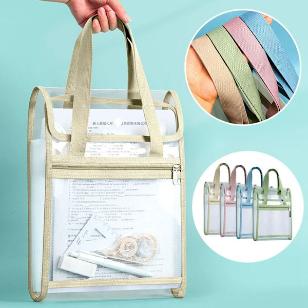 Dokumentopbevaringspose Gennemsigtig filpose FARVE 2 FARVE 2 Color 2