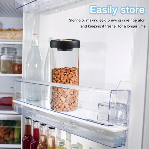Kaffebeholder Kaffeoppbevaring SVART Black