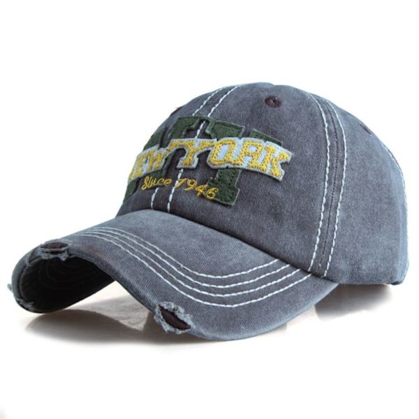 Kirjekirjonta Lippalakit Distressed Hole Haalistuneet hatut ARMY army green