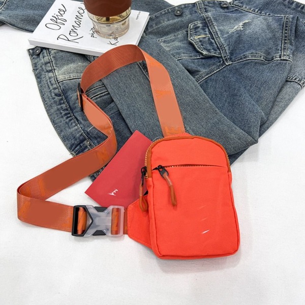 Mini Letter Brystveske Sling Shoulder Crossbody Bag ORANGE orange