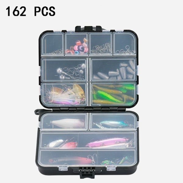 Kalastusuhesarja, pehmeä ja kova set 162 kpl 162 kpl 162PCS