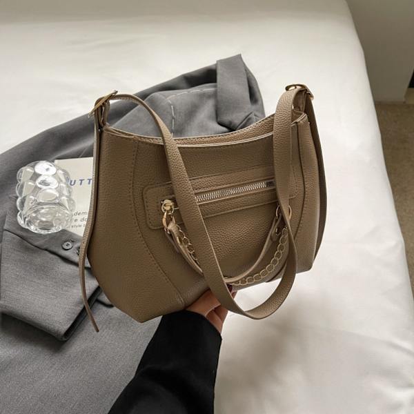 Axelväska Underarmsväska KHAKI Khaki