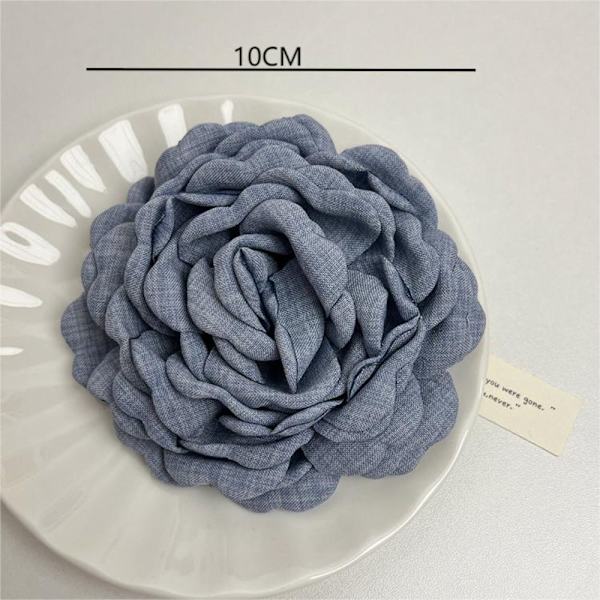 Blombrosch Camellia Pin GRÅ grey