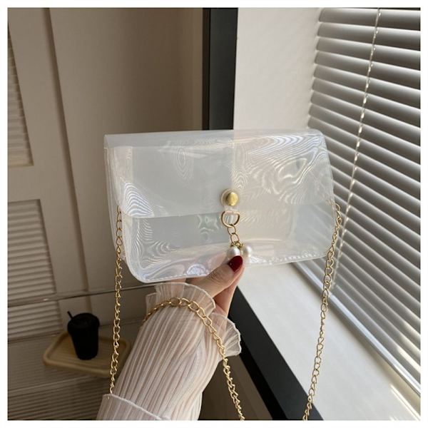 Kæde skuldertaske Crossbody taske SORT black