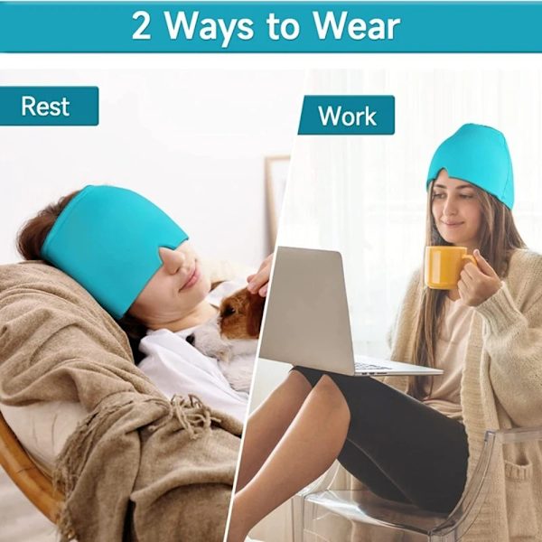 Cold Compress Therapy cap HARMAA Grey