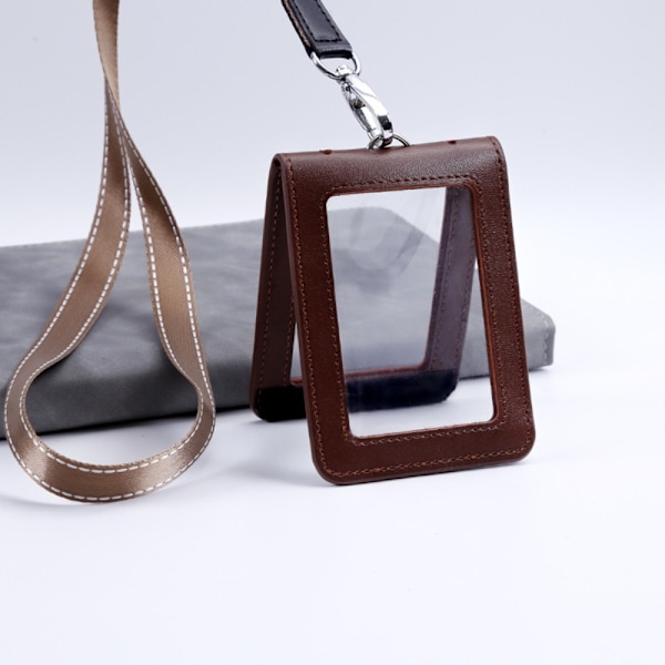 Kortholder i ægte læder. Bank Business Work Card Holder 01