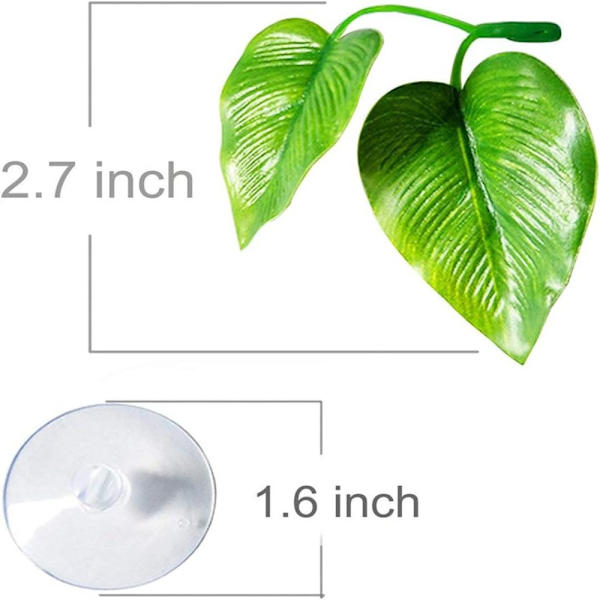 2stk kunstige vannplanter akvarieplanter fiskebladplanter