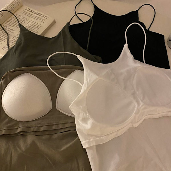 Chest Wrap Bottom Top Suspender Linne GRÅ grey