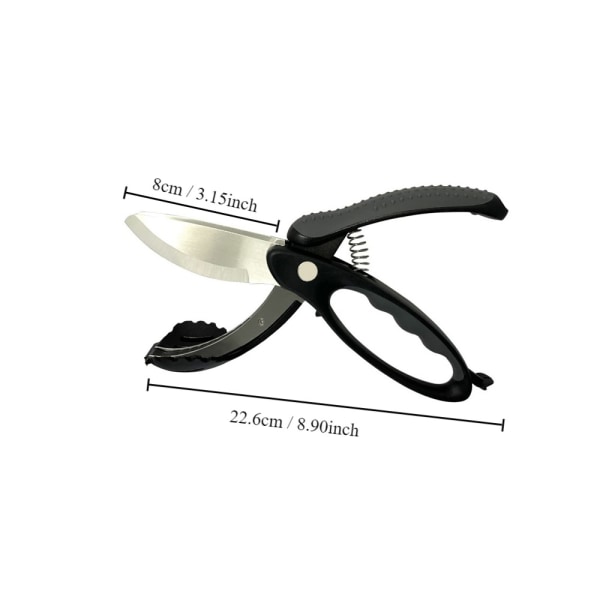 2 Stk Salatsaks Salathakker SORT Black