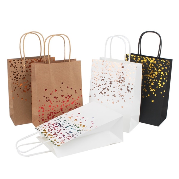 6 st Kraftpappers presentpåse Festförpackningspåsar C C C