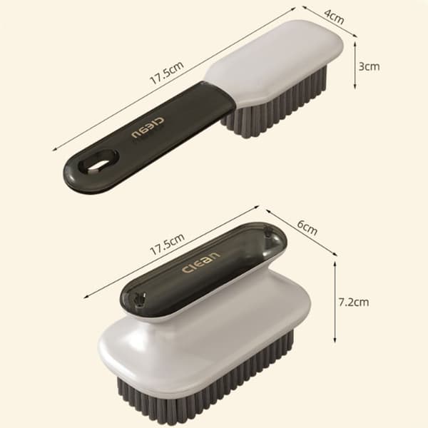 2 stk klesbørste, klesbørste, flekkbørste Gray 2 Pcs-2 Pcs