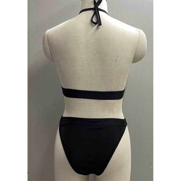 Badkläder Bikini Set BLACK SNAKE TEXTURE L Black Snake Texture L