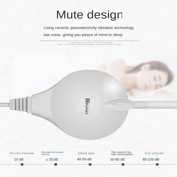Akvarium Luftpump Luftkompressor Syre Luftpump EU plug