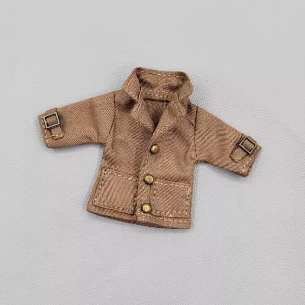 Windbreak Coat Dolls Jakke Coat GRÅ Grey