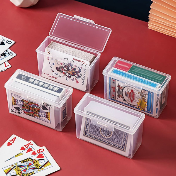 Spelkort Container Poker Storage Case Game Card Box