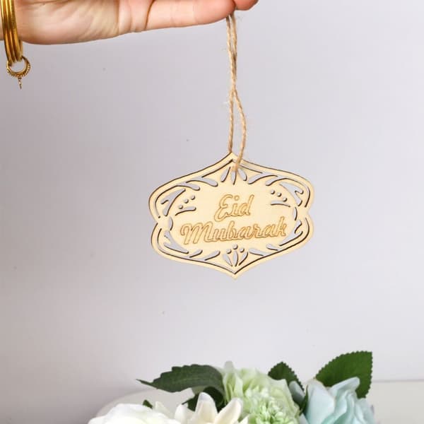20 stk Ramadan Eid Mubarak Trædekorationer D-20PCS D-20PCS