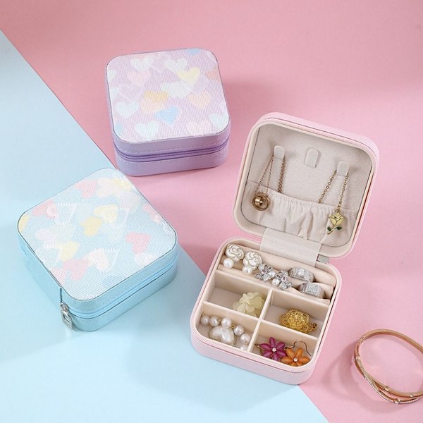 Øreringe Ring Box Smykker Display Case STYLE 2 STYLE 2 Style 2