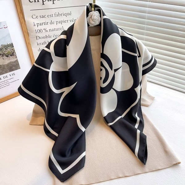 90x90cm Silk Scarf Beach Shawl 7 7 7