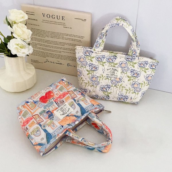 Flower Handbag Tote Bag B B B