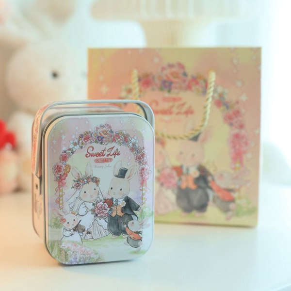 Candy Tin Box Opbevaringsdåse 3 3 3