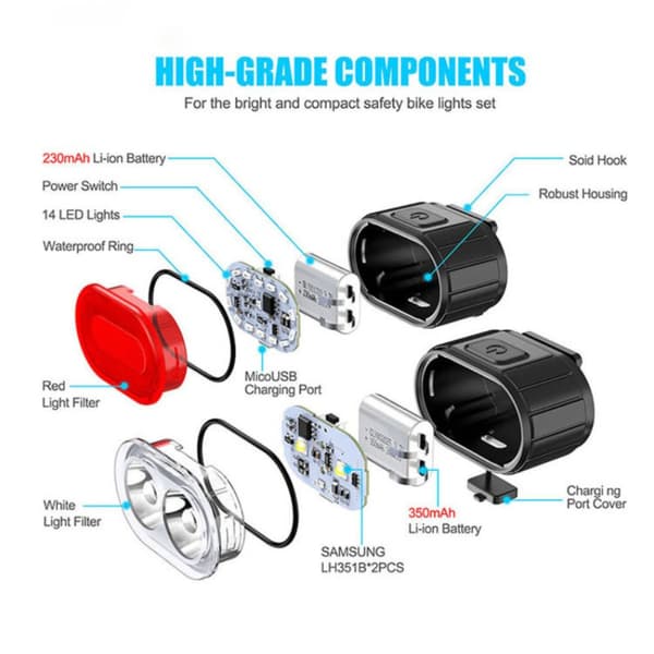 Cykellygte Cykel Forlygte FORLYGTE FORLYGTE Front Light