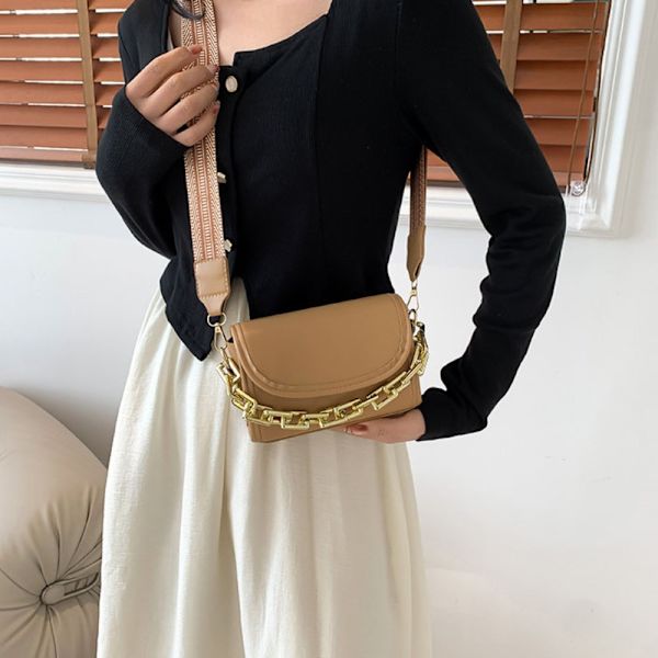 Axelväska Underarmsväska KHAKI Khaki