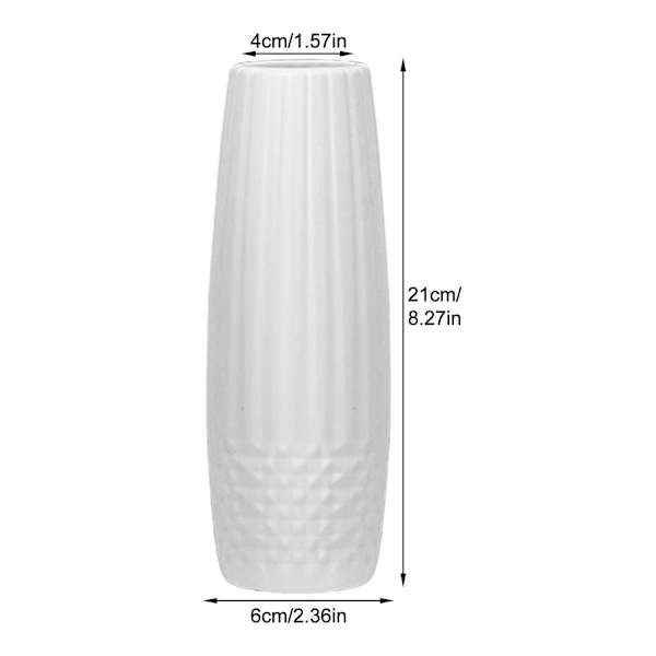 Blomstervase Blomsterpotte HVIT White