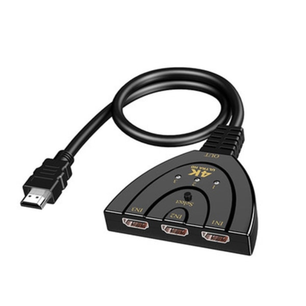 3-ports HDMI splitter kabelbryter hub splitter