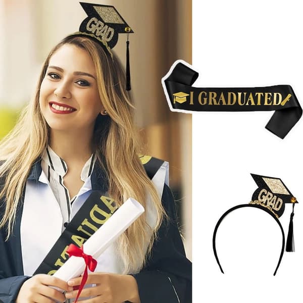 Caps Hodebånd PhD Hatt Hodebånd GRAD SETT GRAD SETT grad set