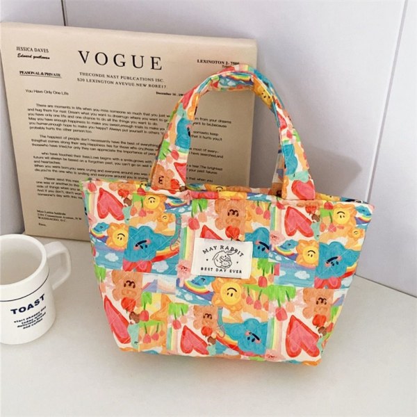 Flower Handbag Tote Bag B B B