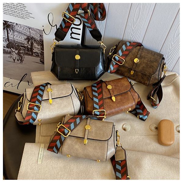Crossbody Taske Lille Firkantet Taske SORT black