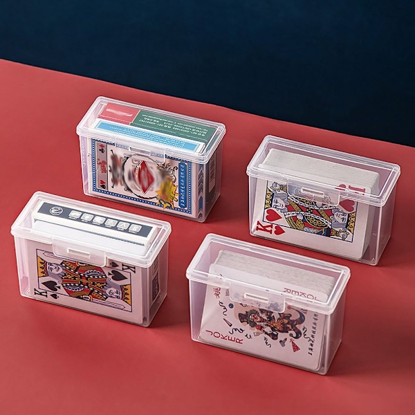 Spelkort Container Poker Storage Case Game Card Box