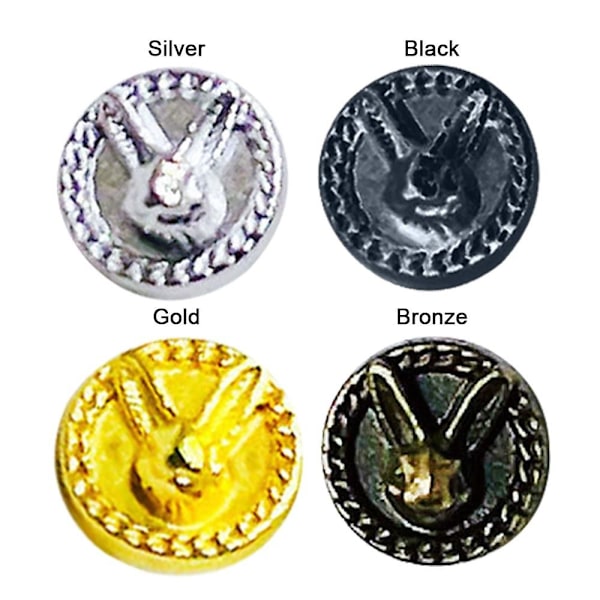 20stk Miniknappspenne DIY Dukkeklær BRONSE Bronze