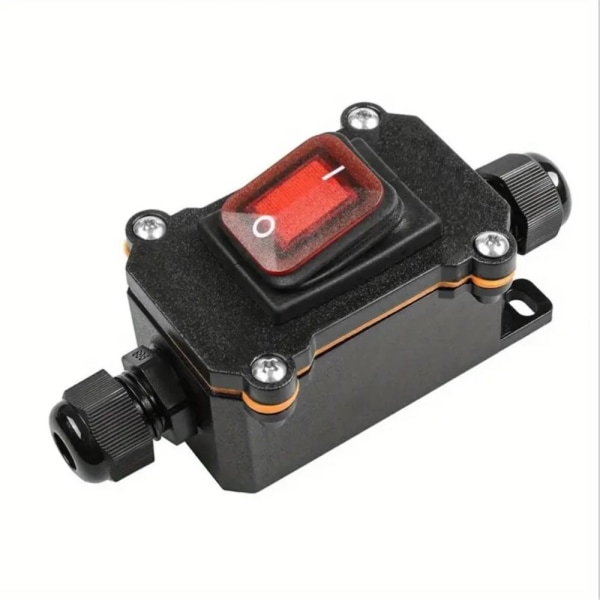 Inline Strømledningsbryter Marine Vippebryter 2 HODE 110V/220V 2 Head 110V/220V