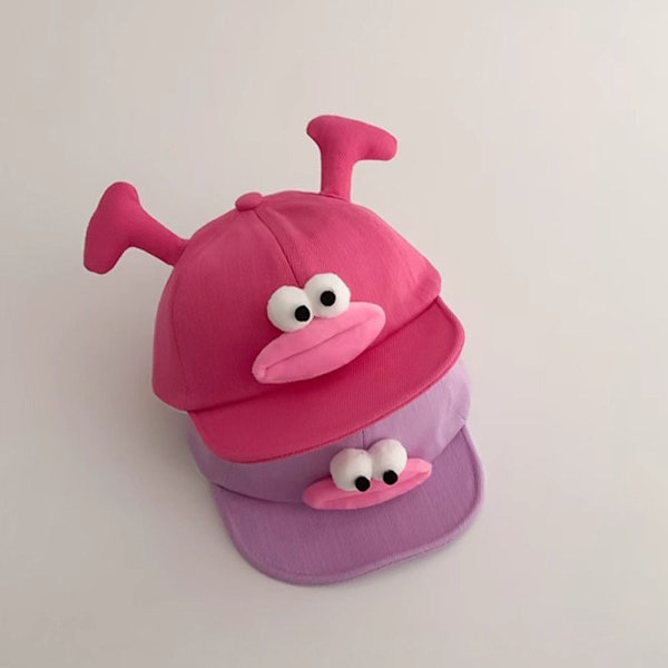 Klovn Duck Tunge Hat Børn Baseball Caps LILLA purple