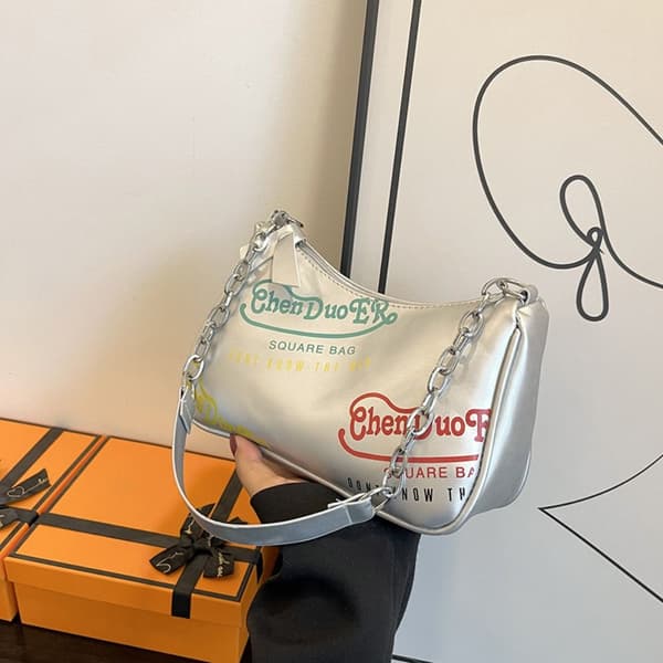 Skuldervesker Crossbody Veske SØLV silver