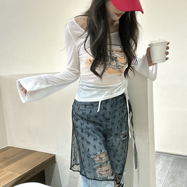 Harajuku Kjol Omlottkjolar D D D