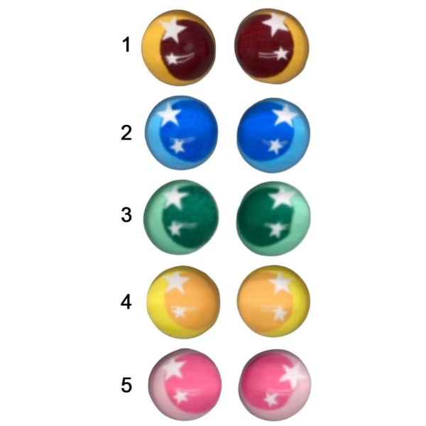 10 kpl/5 paria Eyes Crafts Eyes Puppet Crystal Eyes 4MM-STAR TO 4mm-Star to left5