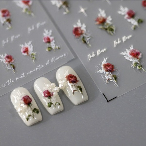 Flower Nail Stickers Nail Art Stickers 1 1 1