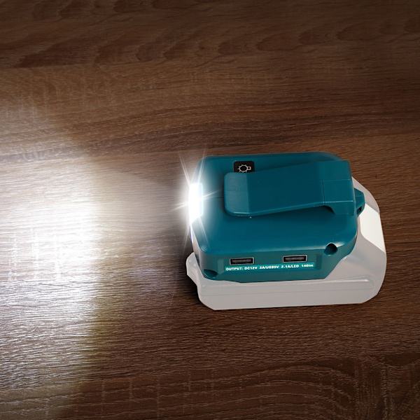 14,4V-18V Li-ion batteriadapter Strømkildelader for Makita