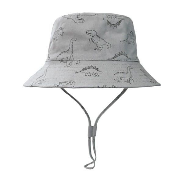 Baby Bucket Hat Cap MÖRKGRÅ Dark grey