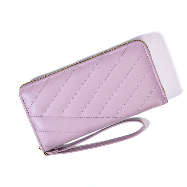 Kvinder Lang Pung Lynlås Lady Pung LILLA Purple