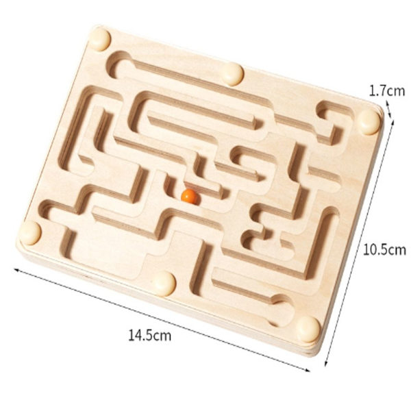 Trä Balans Maze Game Labyrint Balans Brädspel Trä wooden